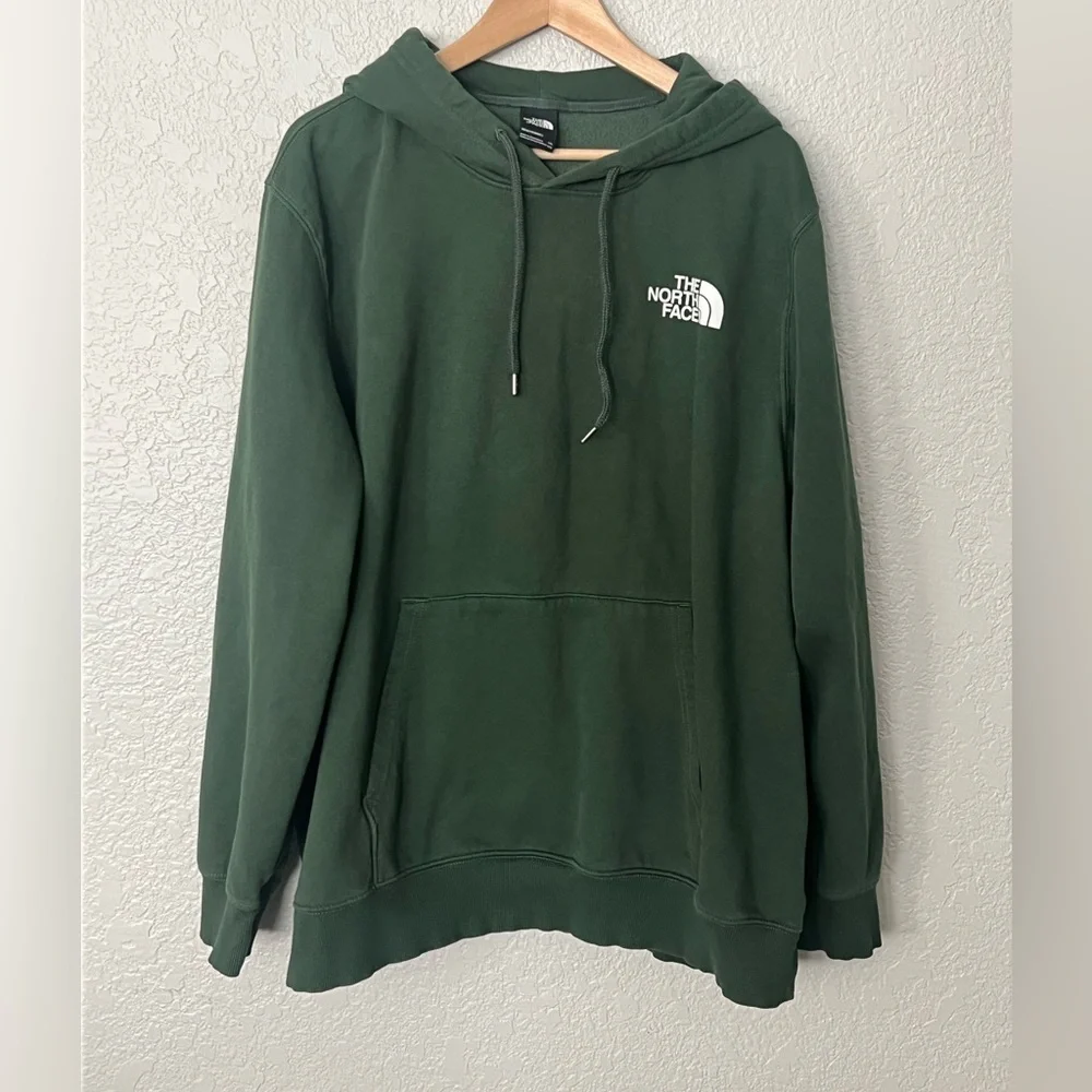 The North Face Forest Green Hoodie Mens size XXL
